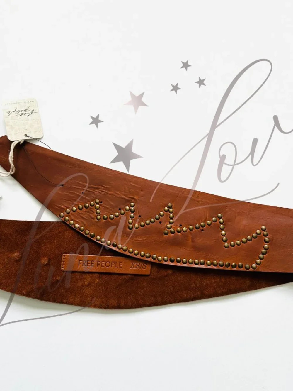 FREE PEOPLE Adorn Waist Belt In Brown (size XS/S) NWT